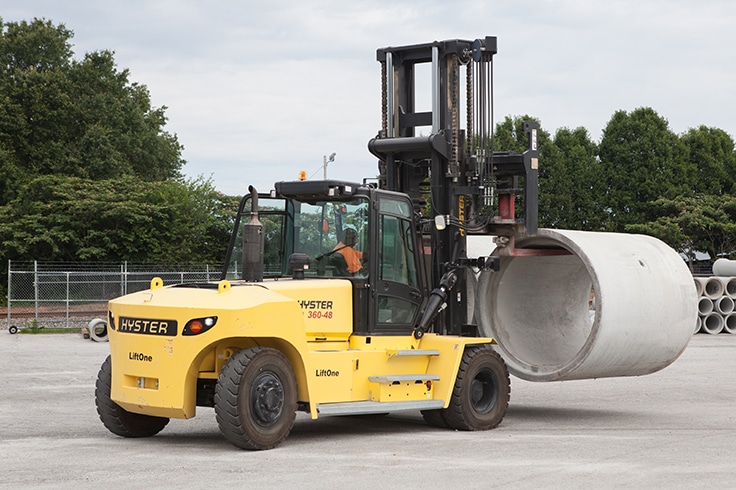 New Hyster H360XD36/48 at Briggs Equipment