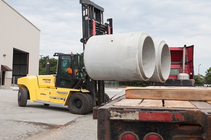 New Hyster H360XD36/48 at Briggs Equipment