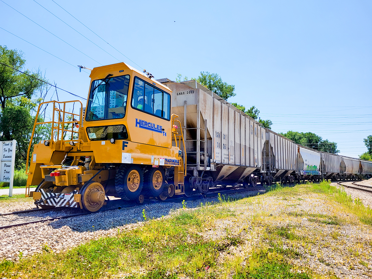 New Trackmobile Hercules at Briggs Equipment